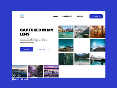 photographer portfolio template