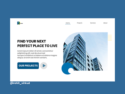 Rdevelopers web design concept construction construction company realestate