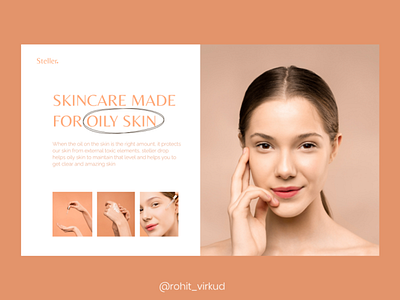 Website Design For Skincare Brand