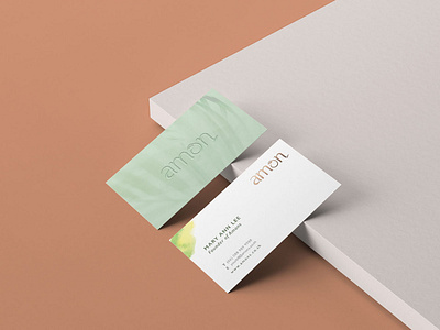 Amons | Business Card branding business card collateral design collaterals design eco natural