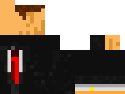 Shirt and Tie dark minecraft pixel art skin