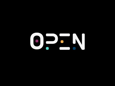 Open Logo brand identity branding identity logo typography