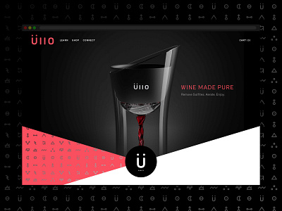 ÜLLO. Wine Made Pure. alchemy brand identity branding e commerce ecommerce icon design iconography luxury brand product page ui user interface web design webdesign website wine