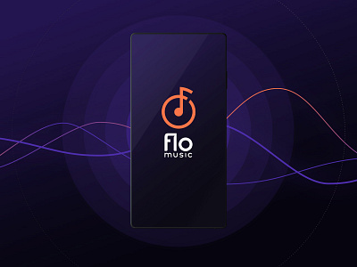 FLO Music app brand identity branding design logo music music app music app ui music player music player app music player ui typography ui ui design ux