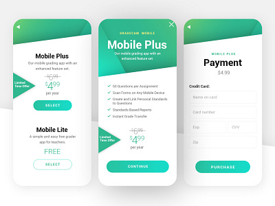 Mobile Payment Screens mobile app mobile ui pay payment ui ux