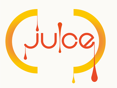 Juice Logo flat illustration illustrator juice orange