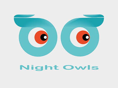 Night Owls illustration illustrator logo