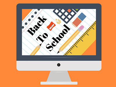 Back to school illustration abstract adobe illustrator concept design flat illustration illustrator vector
