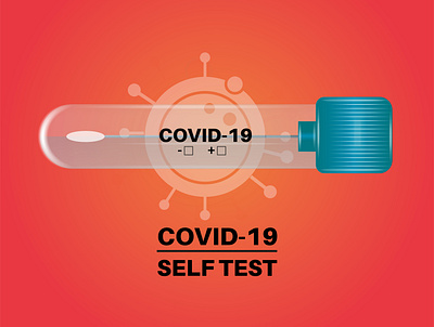 Covid self test kit abstract adobe illustrator concept coronavirus covid 19 covid19 design flat illustration illustrator vector virus