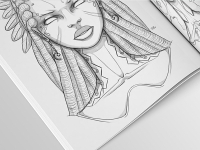 The Little Black Book afropunk art artwork book coloringbook design drawing illustration print satabu thelittleblackbook theonewillfocus