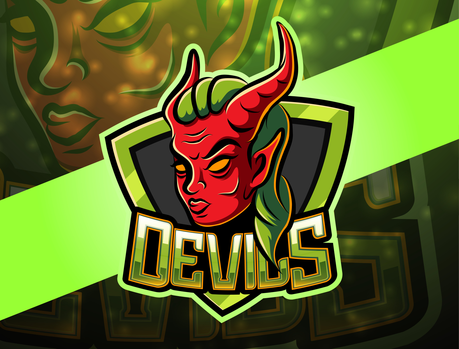 Red Devil Gamer Esport Logo by Horacio Velozo on Dribbble