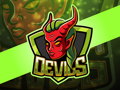 Devils esport mascot logo design by ilham fahreza on Dribbble