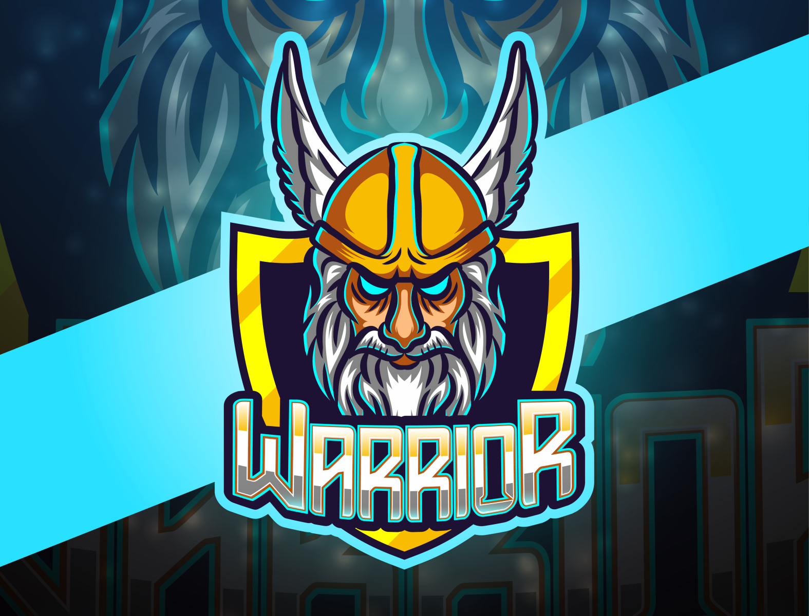 Warrior Esport Mascot Logo Design By Ilham Fahreza On Dribbble