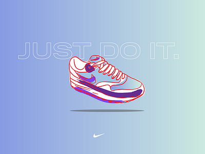 air max collection 01 design illustration ipadpro procreate typography vector vibrant color