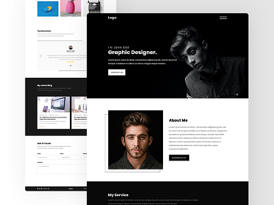 Freelancer Portfolio Template/Landing Page