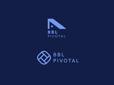 BBL Pivotal - Rejected logos - Part 2 bbl brand brand design branding building design designs ekko flat house housing icon illustration logo logodesign minimal rebrand redesign typography