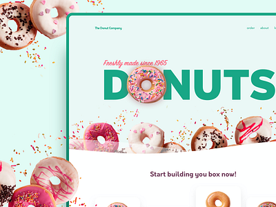 Donut Store UI / UX Concept Design brand clean concept concept design design donut ekko graphic design interface logo shop shopping simple store stores ui ui design ux ux design web design