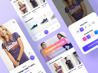 Clothing Store UI / UX App Concept app brand branding branding concept clean clothes fashion graphic design interface retail retail store simple sneakers store app ui uidesign uiux ux ux design website