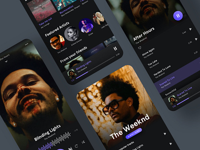 Music App UI Concept