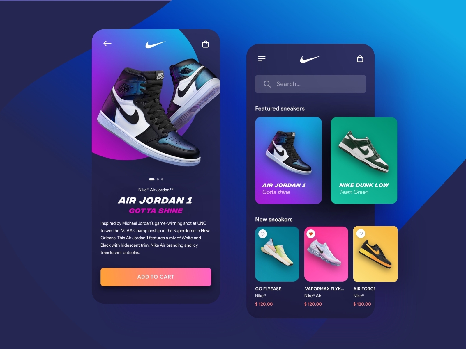 astronomi lotus følsomhed Nike App - Air Jordan Landing Page (UX/UI Concept) by EKKO on Dribbble