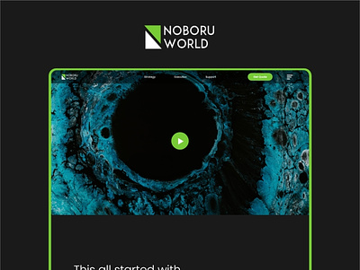 Noboru World design digital agency inspiration minimalist modern webdesign website