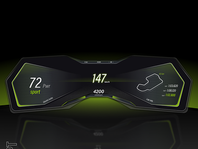 Supercar Interface concept