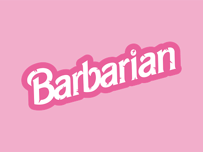 Come on Conan, let's go party! 90s barbarian barbaric barbie birthdayparty brand design branding concept cute fantastic mattel pink plastic queer scars typography walmart