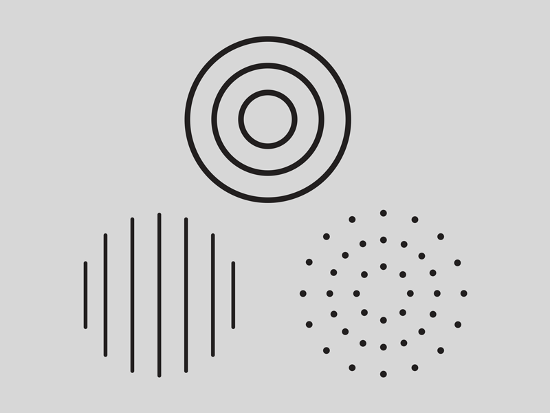 Living marks animation brand circles gif live logo mark pattern