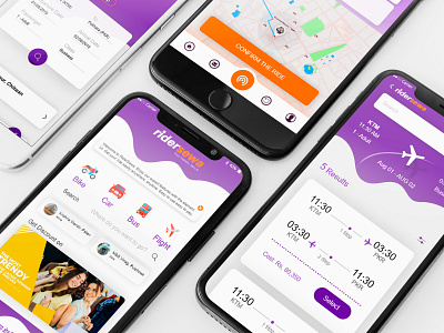 RiderSewa app ui ux