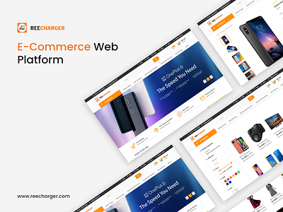 Reecharger.com e commerce ecommerce online shopping ui web design