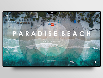 Travel agency concept website adobe photoshop graphic design interface landingpage ui ux webdesign