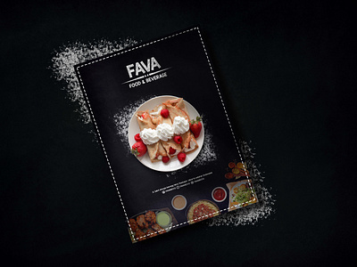 FAVA Food & Baverage beverage design branding design design designer flyer food food and drink graphic design menu menu design poster restaurant branding restaurant menu restaurant menu design