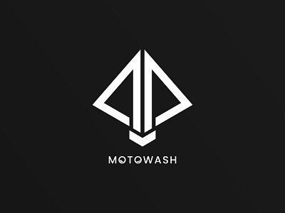ADA Motowash Logo lettermark logo logo minimalist monogram logo