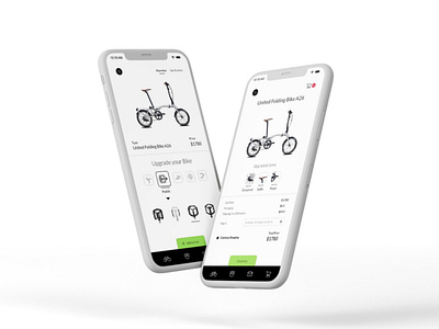 Configure the bike app design interaction ui ux