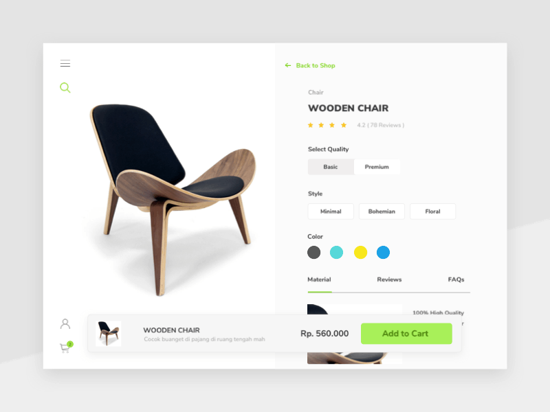 'THROWN' Add to Cart Interaction Exploration animation app design interaction ui web website