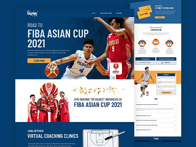 Road to Fiba Asian Cup - Elementor Template