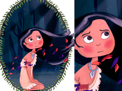 Pocahontas disney illustration love nature pocahontas princess