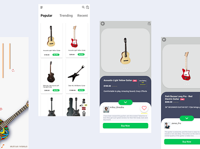 Guitar Shop Application Design design guitar guitar pick love music