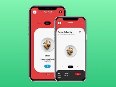 Fast Food App;ication Design