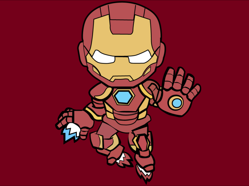 Illustration Art of Iron-man by Suzen Shrestha on Dribbble