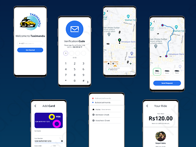 Taximandu Application can help you to reach your destination app design concept design design app life ui uiux