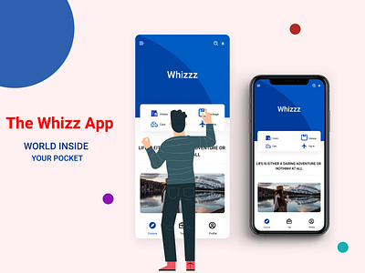 The Whizz App application concept designlife ewbsite idea illustrator life lifestyle brand love travelling travelling app ui ui ux uidesign uxdesign