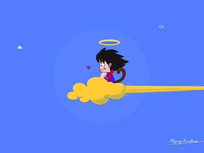 Flying Nimbus with Son Goku