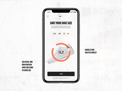 Nike - Insider Experience app concept design grid interaction layout mobile mockup nike typography ui