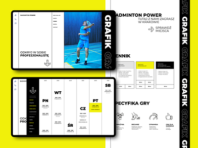 BDMINTON POWER | webdesign branding design graphic design illustration typography ui vector webdesign