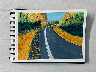 Highway to..?? painting gauche art