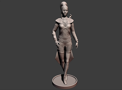 3D Print Ready Model: A Game Character 3dillustrations 3dmodeilng 3dmodeling b3d blender 3d