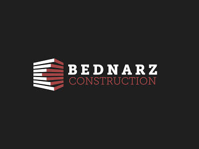 Bednarz Construction Logo bc bednarz bednarz construction branding design logo