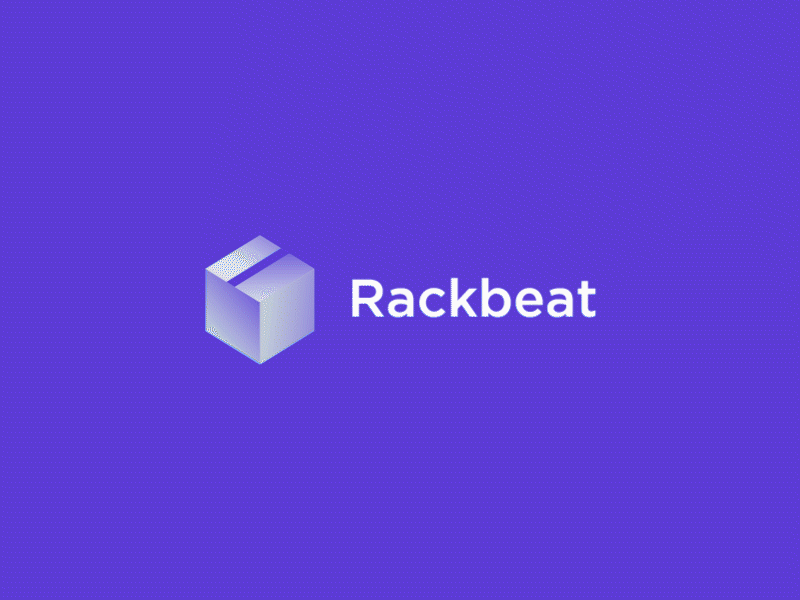 Rackbeat Branding animated animation box flat gif icon interaction logo motion motion design startup vector