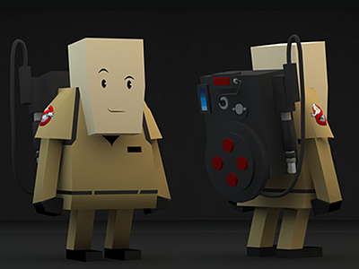 Momot Ghostbusters Version 3d cinema4d ghostbusters momot